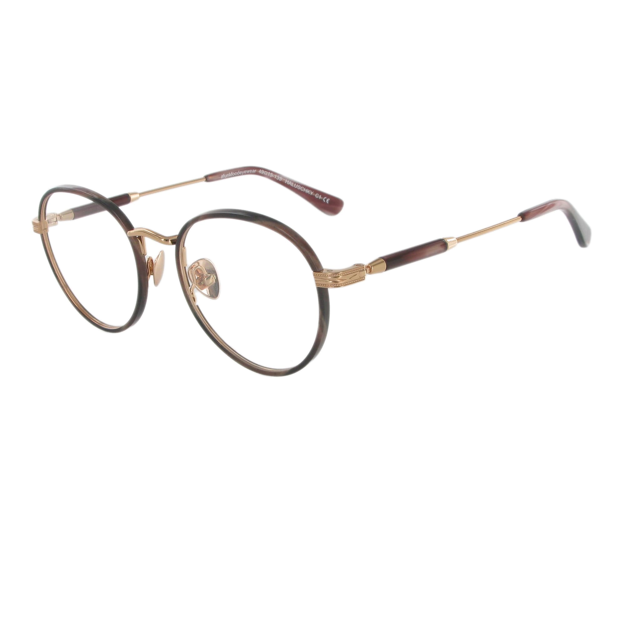 FUNK Food Haluschky C1 rose gold -demi havanna windsor rim