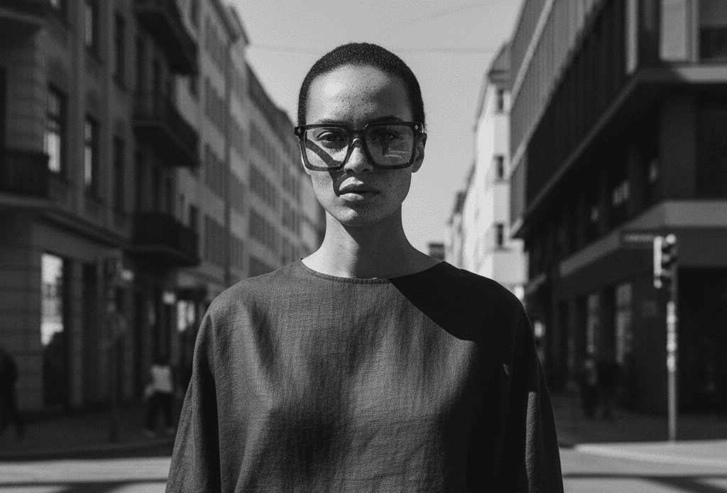 SHAKSHUKA - FOOD eyewear Model. Bold and square